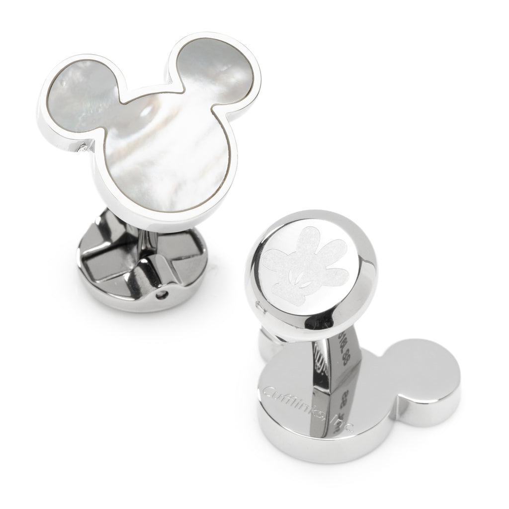 Mickey Mouse Mother of Pearl Cufflinks