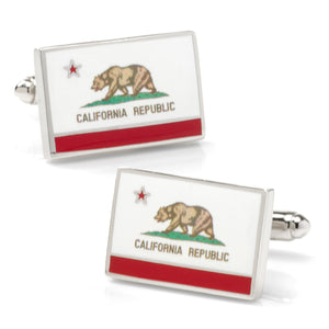 California State Flag Cufflinks