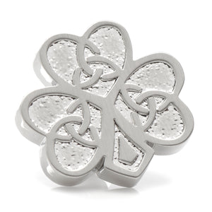 Celtic Knot Shamrock Lapel Pin