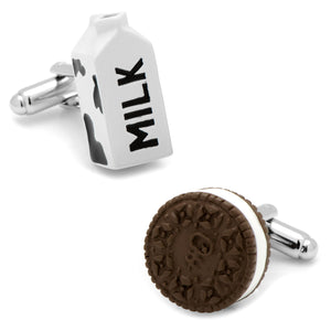 Milk and Cookies Cufflinks