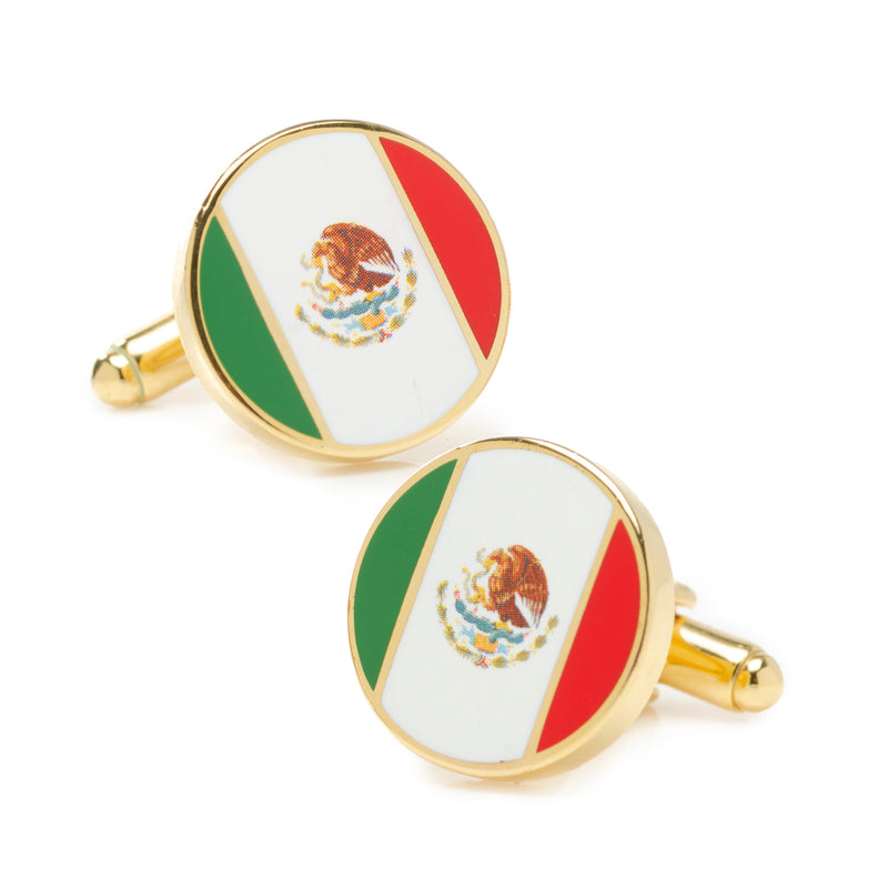 Mexico Flag Cufflinks