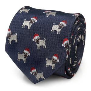 Santa Pug Men's Tie