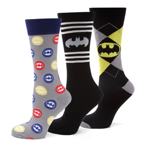 Batman 3 Pack Sock Gift Set