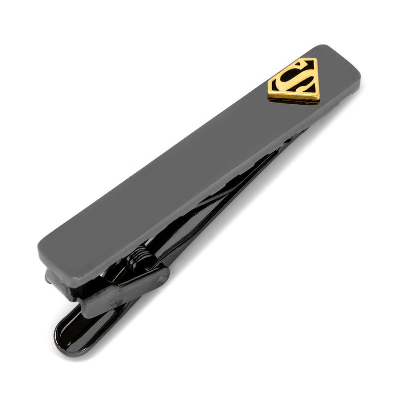 Black and Gold Superman Tie Clip