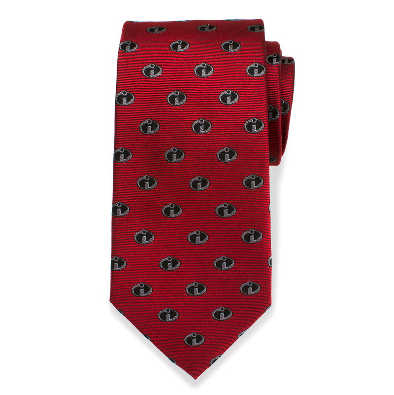 The Incredibles Logo Red Men's Tie