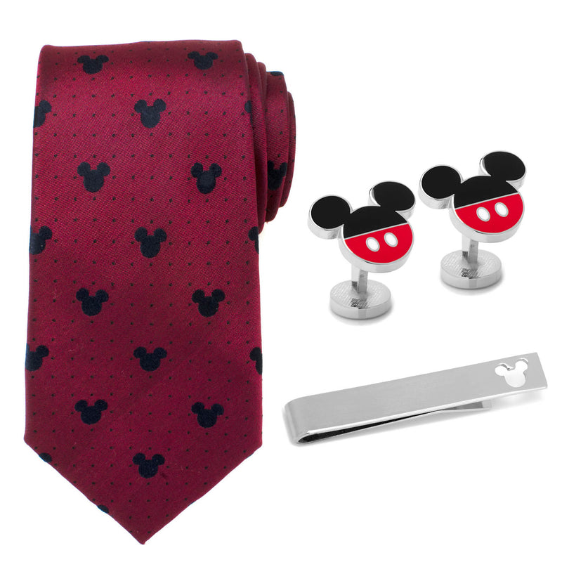 Mickey Mouse Red Dot Necktie Gift Set