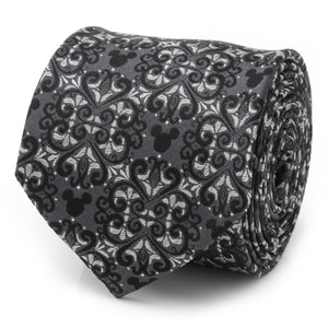 Mickey Mouse Damask Tile Men's Tie