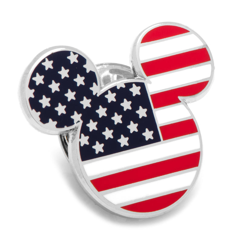 Stars and Stripes Mickey Mouse Lapel Pin