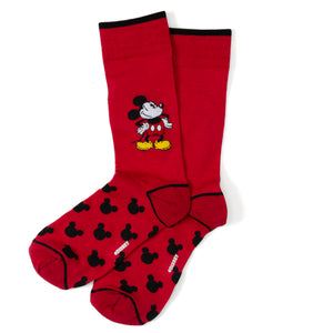 Pie-Eyed Mickey Mouse Red Socks