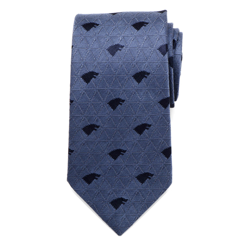 Stark Geometric Sword Blue Men's Tie