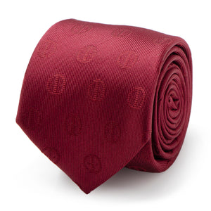 Deadpool Maroon Men's Tie