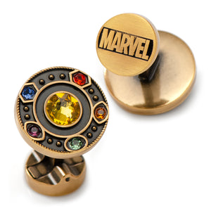 Infinity Stones Antique Gold Cufflinks