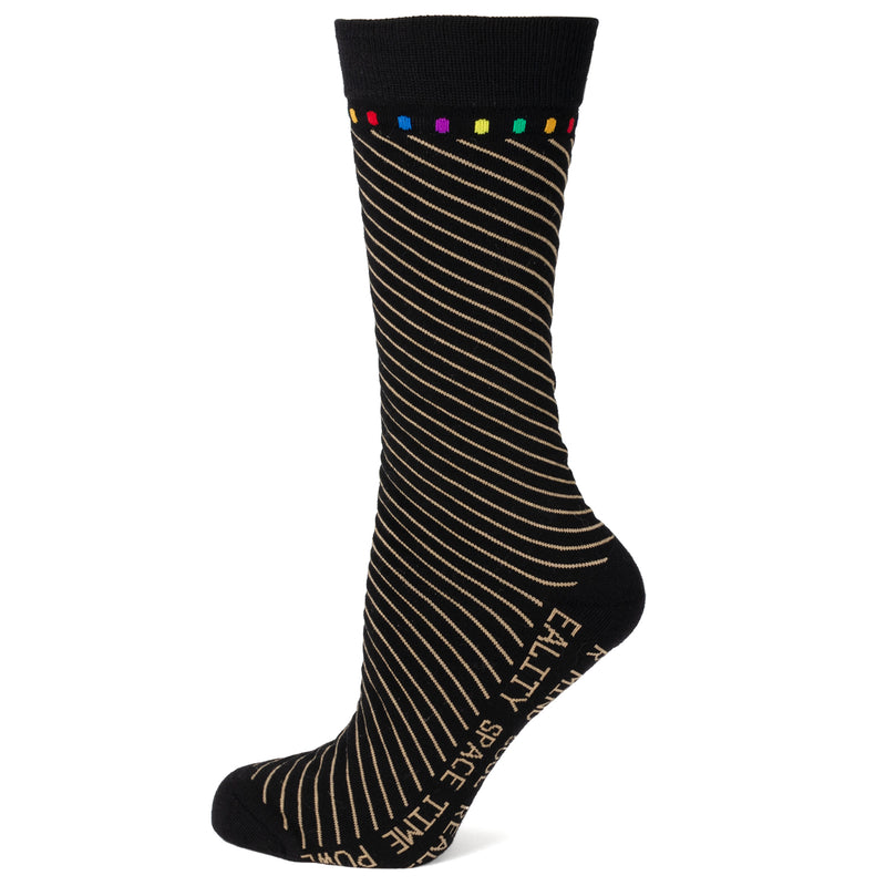 Infinity Stone Stripe Black Stripe Socks