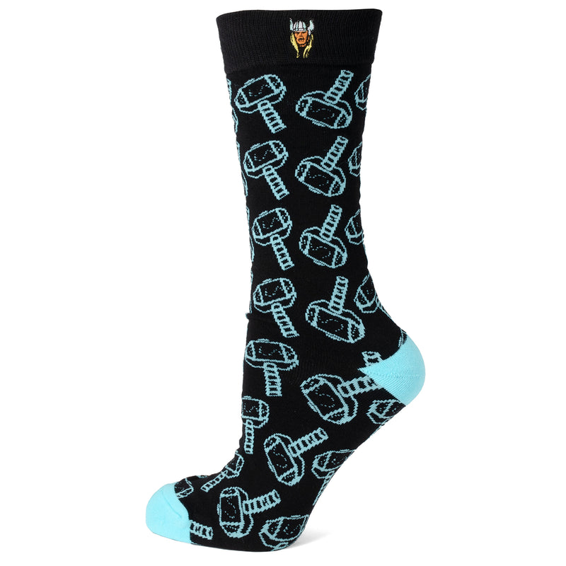Thor Pattern Blue/Black Socks