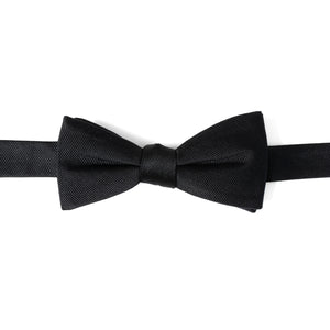 Black Silk Bow Pre-Tie