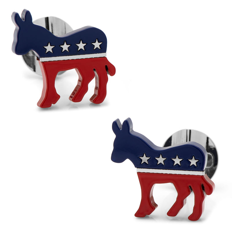 Stainless Steel Democratic Donkey Cufflinks