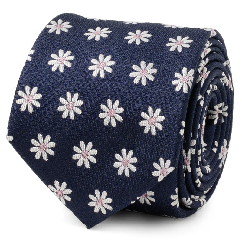 Daisy Navy Blue Men's Tie