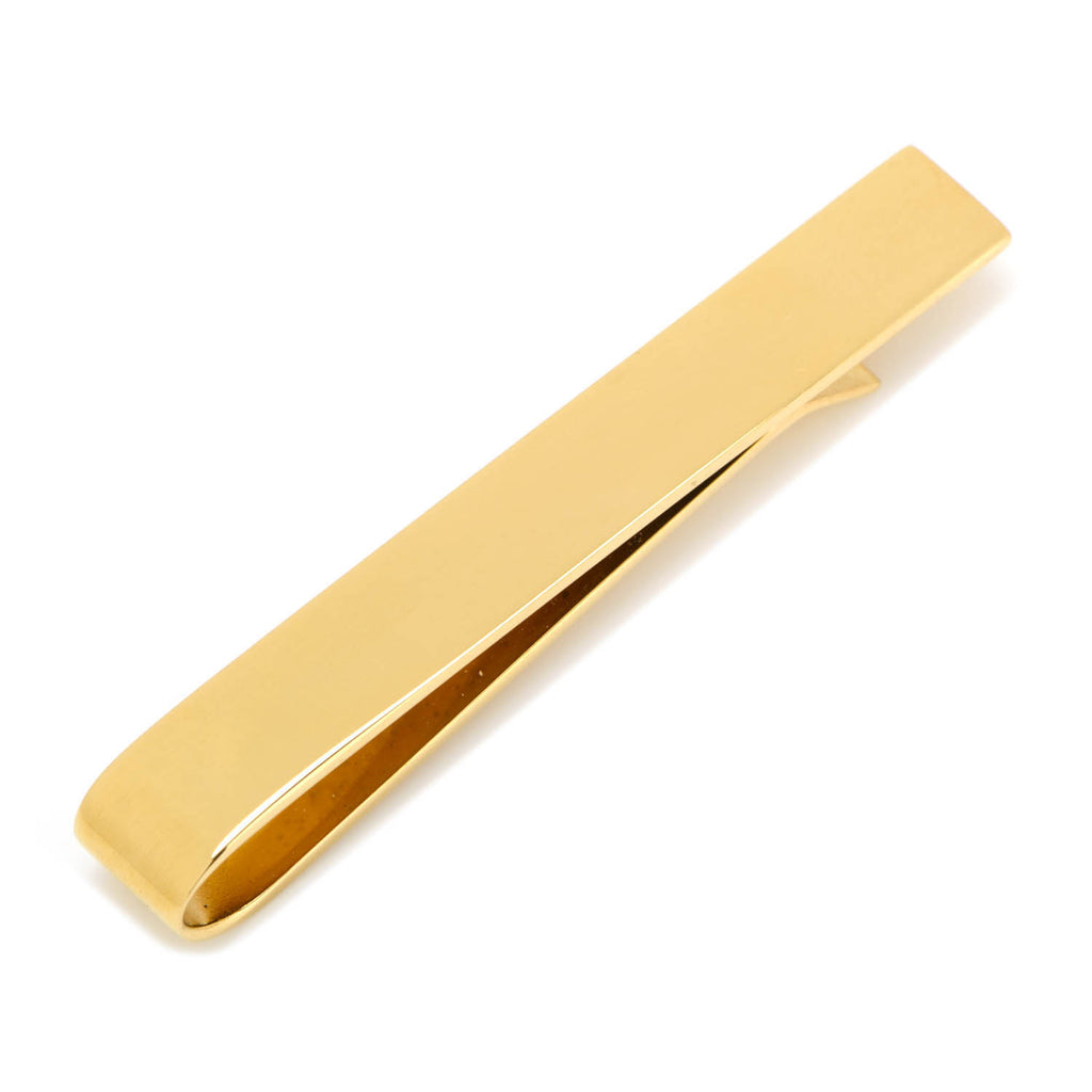Gold Plated Stainless Steel Engravable Tie Bar