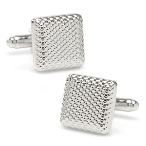 Silver Textured Square