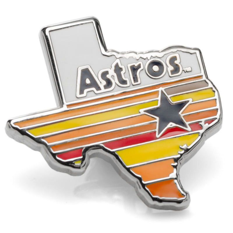 Houston Astros Tequila Sunrise Lapel Pin