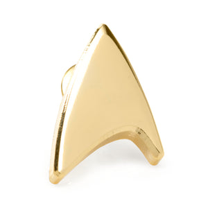 Gold Delta Shield Lapel Pin