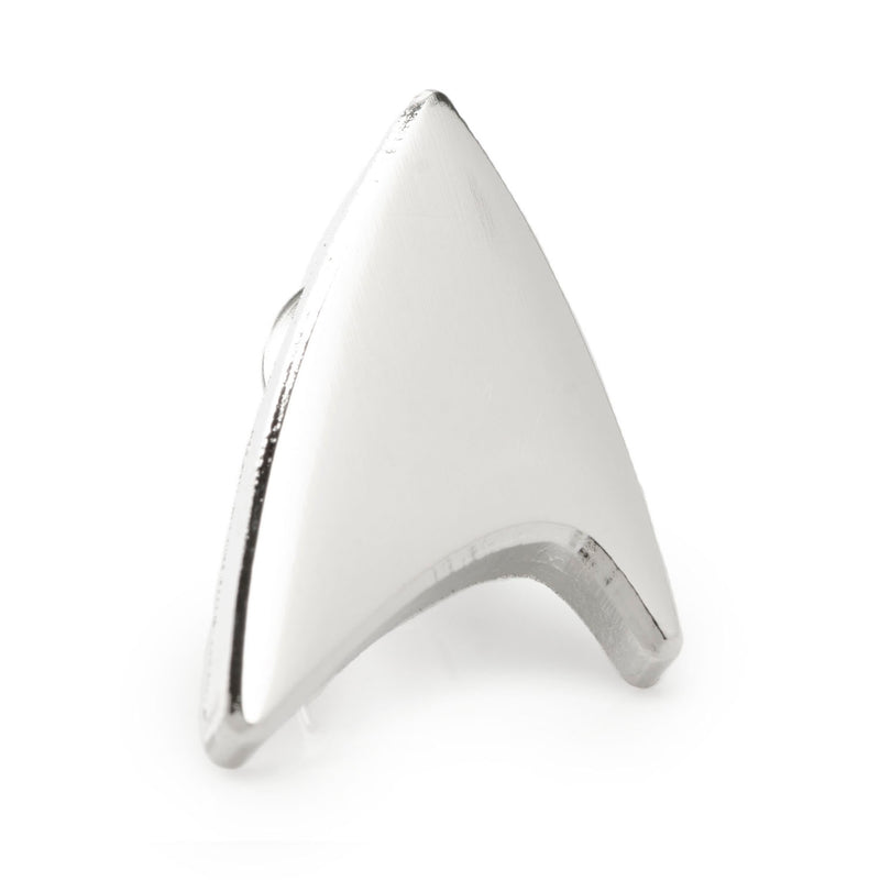 Silver Delta Shield Lapel Pin
