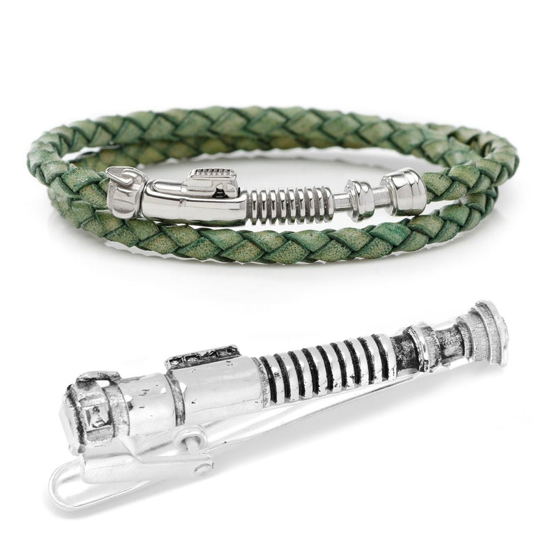 Luke Skywalker Lightsaber Bracelet & Tie Clip Gift Set