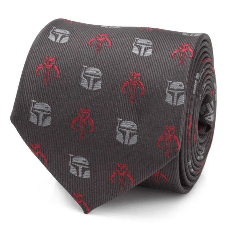 Star Wars Mando Gray Men's Tie