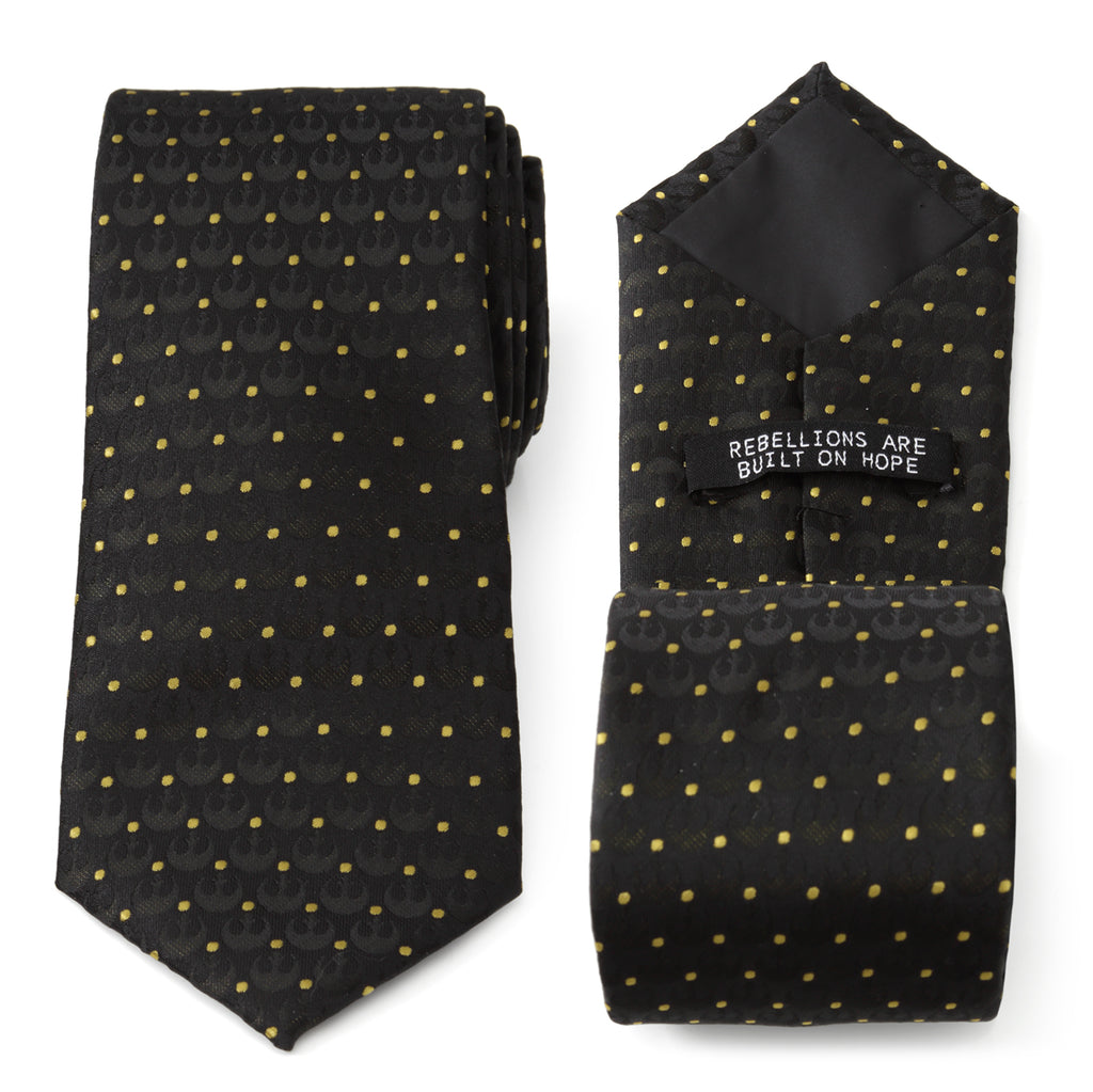 Rebel Dot Charcoal Men's Tie