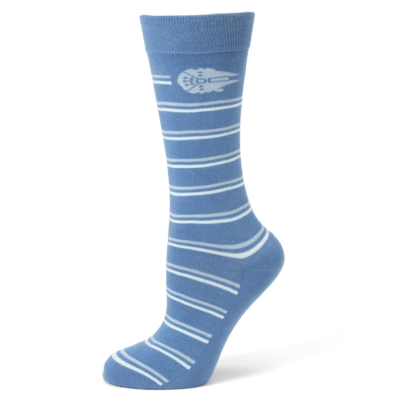 Striped Falcon Blue Men's Sock