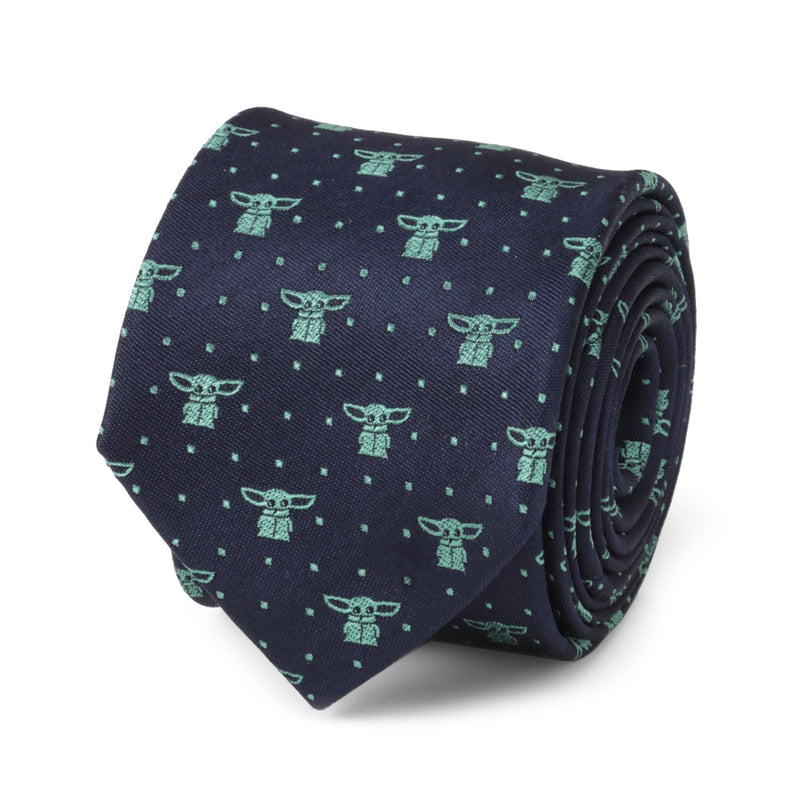 The Child Dotted Navy Boy's Tie