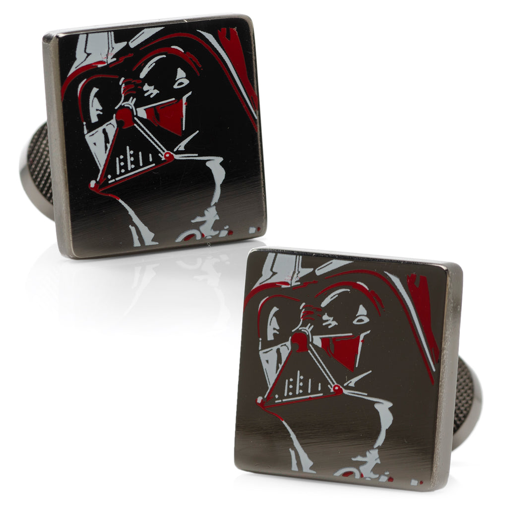 Vader Painted Gunmetal Cufflinks