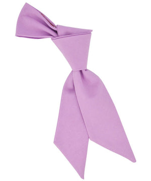 Solid Pink Lavender Cotton Women's Tie Tie Passion Womens Ties - Paul Malone.com